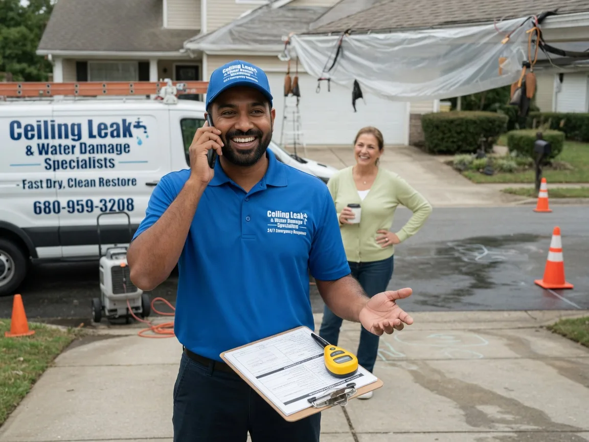 Ceiling Leak Cleanup Fay, OK FAQs